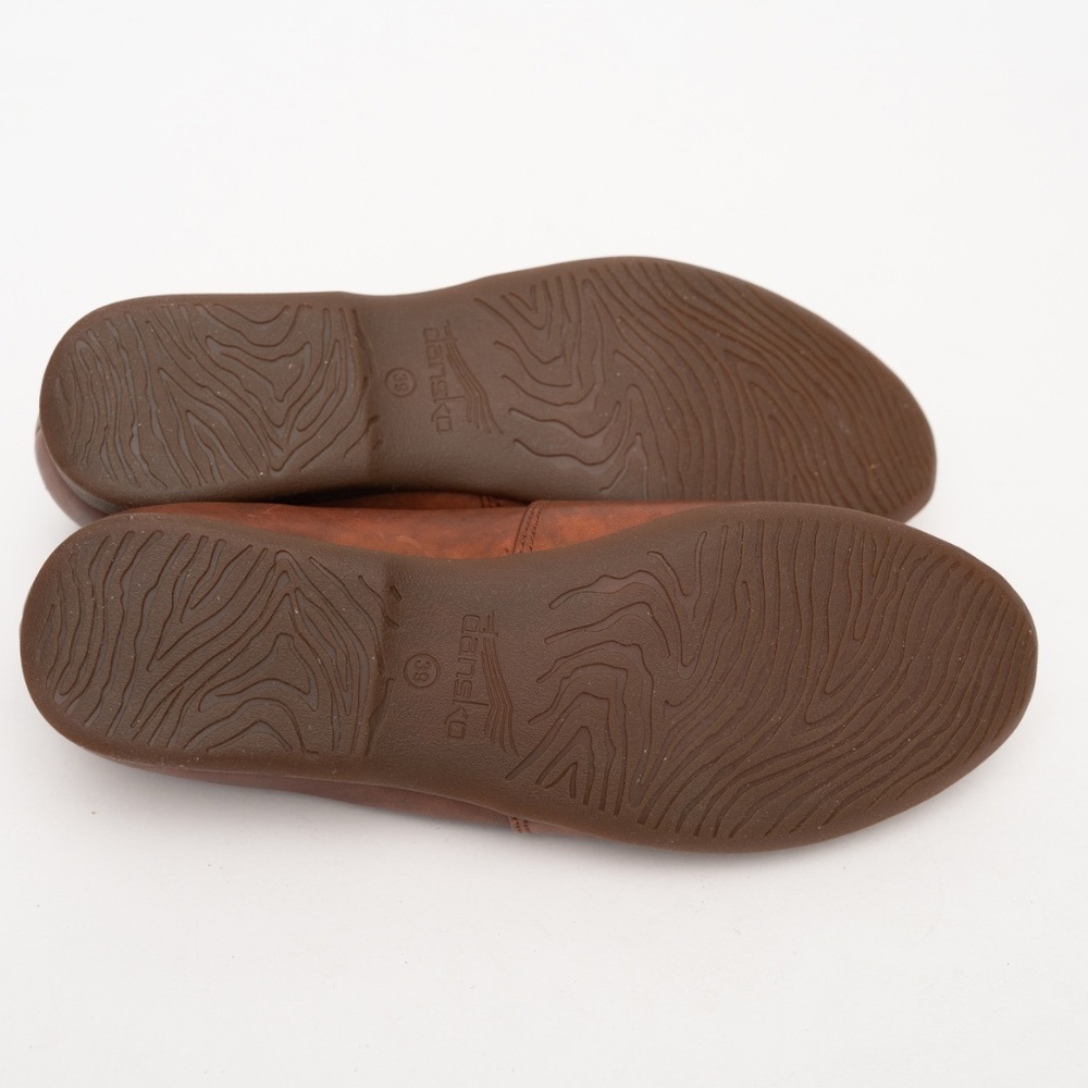 Dansko Brown Leather Flats - Picture 9 of 10